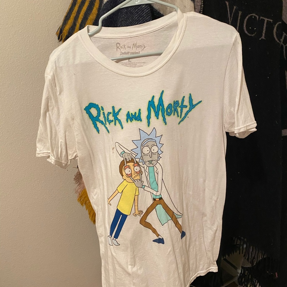 Rick and morty oversized tee